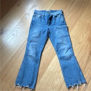 Le Jean “Bella” Crop Flare Jeans — Size 27 — Beach House Wash
